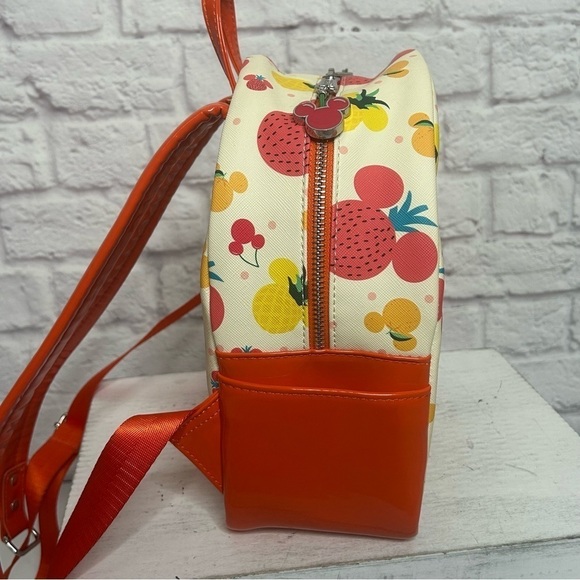 Loungefly Disney Mickey Mouse Spring Fruit Mini Backpack - Picture 7 of 14